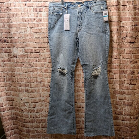 Seven7 Women's Jeans Slim Flare Size 16 - Picture 2 of 16